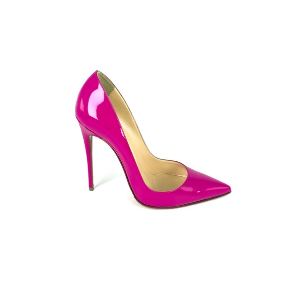 Christian Louboutin Shoes - Christian Louboutin So Kate 120mm Indian Rose Pink Patent Leather Pumps 38